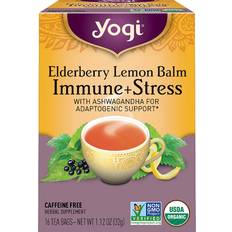 Yogi Elderberry Lemon Balm Immune + Stress Tea 16st 1pack