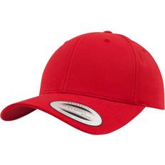 Flexfit Curved Classic Snapback Cap Unisex - Red