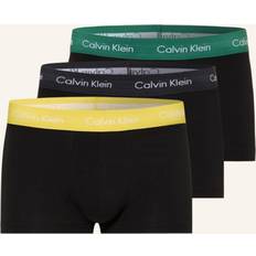 SockShop Bomull - Herr Kläder SockShop Calvin Klein – Svarta bomullstrunks med stretch och låg midja 3-pack-Svart/a