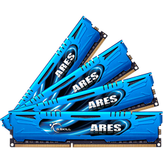 16 GB - 2400 MHz - DDR3 RAM minnen G.Skill Ares DDR3 2400MHz 4x4GB (F3-2400C11Q-16GAB)