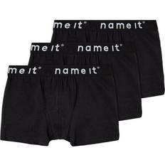Name It Boxershorts Barnkläder Name It Basic Boxer Shorts 3-pack - Black (13208836)