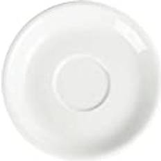 Olympia Fat Olympia Whiteware Cappuccino Saucer Plate 12pcs
