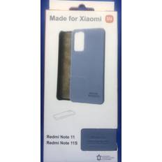 Maxfield Mobilfodral Maxfield för Xiaomi BackCase, skyddsskal i äkta läder, mobiltelefonfodral för Redmi Note 11 och 11S, handgjort i Europa – blå 49LennyBcRN11blå