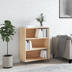 vidaXL Sonoma Engineered Book Shelf