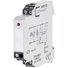 Metz Connect Normkomponenter Metz Connect Coupler module 24, 24 V AC, V DC max 1 change-over 11061513 1 pcs