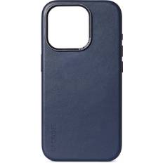 Decoded Blåa Mobilfodral Decoded Leather Back Cover for iPhone 15 Pro Max
