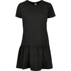 Dam - Enfärgade - Korta klänningar - Svarta Urban Classics Women's Valance Tee Dress - Black