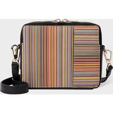 Paul Smith Axelremsväskor Paul Smith Leather 'Signature Stripe' Cross Body Bag