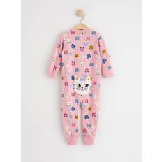 Lindex Pyjamasar Barnkläder Lindex Baby's Pyjamas with Cats - Light Pink