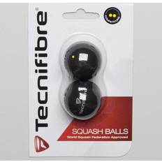 Tecnifibre Double Yellow Dot Squash Balls Clear 2 Balls