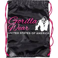 Svarta Ryggsäckar Gorilla Wear Drawstring Bag Gympapåse Svart/Rosa