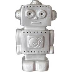 Heico Egmont Toys i form robotar, silverfärger Nattlampa