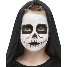 Skelett - Vit Smink Smiffys Skeleton Make Up Kids Halloween Face Paint