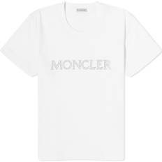 Moncler Bomull - Vita Kläder Moncler White Crystal T-Shirt White