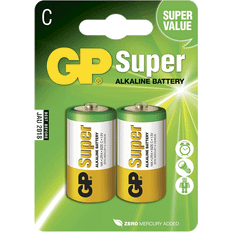 GP Batteries Alkalisk - Batterier Batterier & Laddbart GP Batteries C Super Alkaline Compatible 2-pack