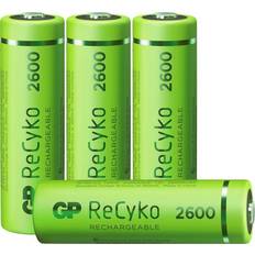 Batterier - NiMH Batterier & Laddbart GP Batteries ReCyko Rechargeable AA 2600mAh 4-pack