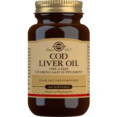 D-vitaminer - Hjärtan Kosttillskott Solgar Cod Liver Oil 100 st