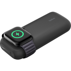 Powerbanks Batterier & Laddbart Belkin BoostCharge Pro Fast Wireless Charger for Apple Watch + Power Bank 10K