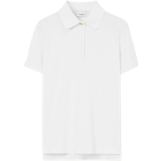 Polyamid Pikétröjor Burberry Piqué Polo T-shirt - White