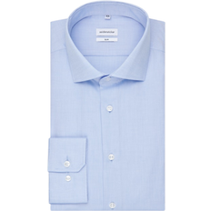 34 - Herr Skjortor Seidensticker Non-Iron Oxford Shirt - Light Blue
