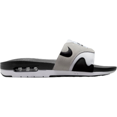 Nike 38 ½ - Herr Slides Nike Air Max 1 - White/Light Neutral Grey/Black
