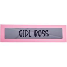 Multifärgade Skrivbord Barnrum Boxer Gifts Girl Boss' Wooden Desk Sign Multi