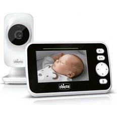 Chicco Babylarm Chicco Baby Monitor Video Deluxe, kamera för spädbarn och barn med 4,3" LCD-färgskärm, 220 M Räckvidd, 27 x 24 x 10 cm; 550 gram