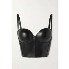 Alexander McQueen BH:ar Alexander McQueen Alexander McQueen Bustier Aus Leder Schwarz