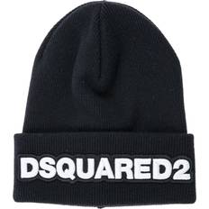 DSquared2 Mössor DSquared2 Con Logo Bianco - Black