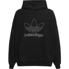 Balenciaga Tröjor Balenciaga x Adidas logo cotton hoodie black