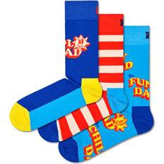 Happy Socks Herr Kläder Happy Socks Ankelstrumpor herr 3-pack XFOT08-6300 Färgglad 7333102577990 359.00