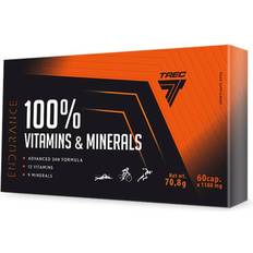 Trec Nutrition D-vitaminer Vitaminer & Kosttillskott Trec Nutrition Enudrance 100% Vitamins & Minerals 60 st
