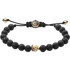 Diesel Men's Beads Bracelet - Black/Gold