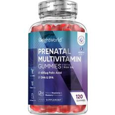 B-vitaminer - Bär Vitaminer & Mineraler WeightWorld Multivitamin Gravid, 120 Vitaminvingummi