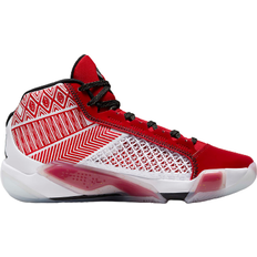 Nike 47 ⅓ Basketskor Nike Air Jordan XXXVIII M - White/University Red/Metallic Gold/Black
