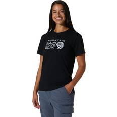 Dam - Jersey - Svarta T-shirts Mountain Hardwear Women's MHWomens Logo Short Sleeve- Black