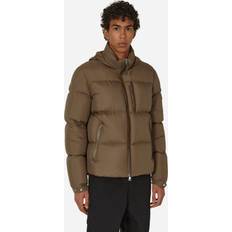 Moncler Skinn Jackor Moncler Besbre Down Jacket Brown