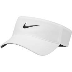 Nike Dam - L Kepsar Nike Dri-FIT Ace Hat in White/Anthracite/Black Fit2Run