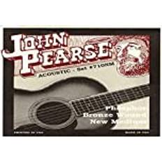John Pearse Strings 710 NM för akustisk gitarr – fosfor brons sår – ny medium 13–55