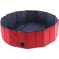 Flamingo Doggy Splash Pool Blue/Red M