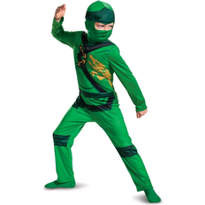Grön - Uppblåsbar Maskeradkläder Disguise Kid's Lego Ninjago Costume