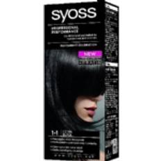 Syoss Permanenta hårfärger Syoss Color Permanent hårfärgningsmedel 1-1 Black