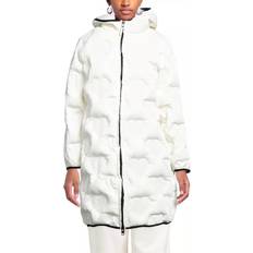 Love Moschino Dam Ytterkläder Love Moschino White Polyester Jackets & Coat IT44