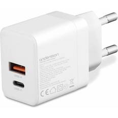 Andersson 35W GaN charger 2-ports C A White