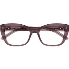 Saint Laurent SL M117 003 Women’s Brown Size Free Lenses HSA/FSA Insurance Blue Light Block Available