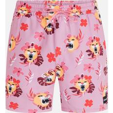 Hurley Men's Cannonball Active 17" Boardshorts Pink Bloom Pink Bloom