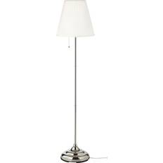 LED-belysning Bordslampor Ikea Årstid Nickel Plated/White Bordslampa 155cm