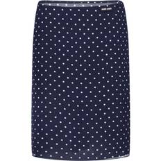 Miu Miu Kjolar Miu Miu Blue Polka Dot Knee-Length Skirt