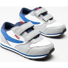 Fila 25 Sneakers Fila Orbit Velcro Infants Grå sneakers med blå detaljer