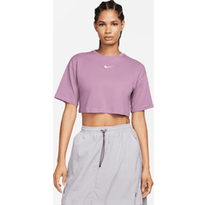 Nike Bomull - Dam - Lila - Skinnjackor T-shirts Nike Sportswear EU 36-38